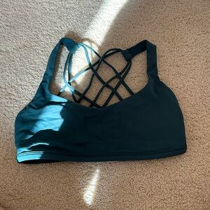 Lululemon Free To Be Wild Bra Teal
